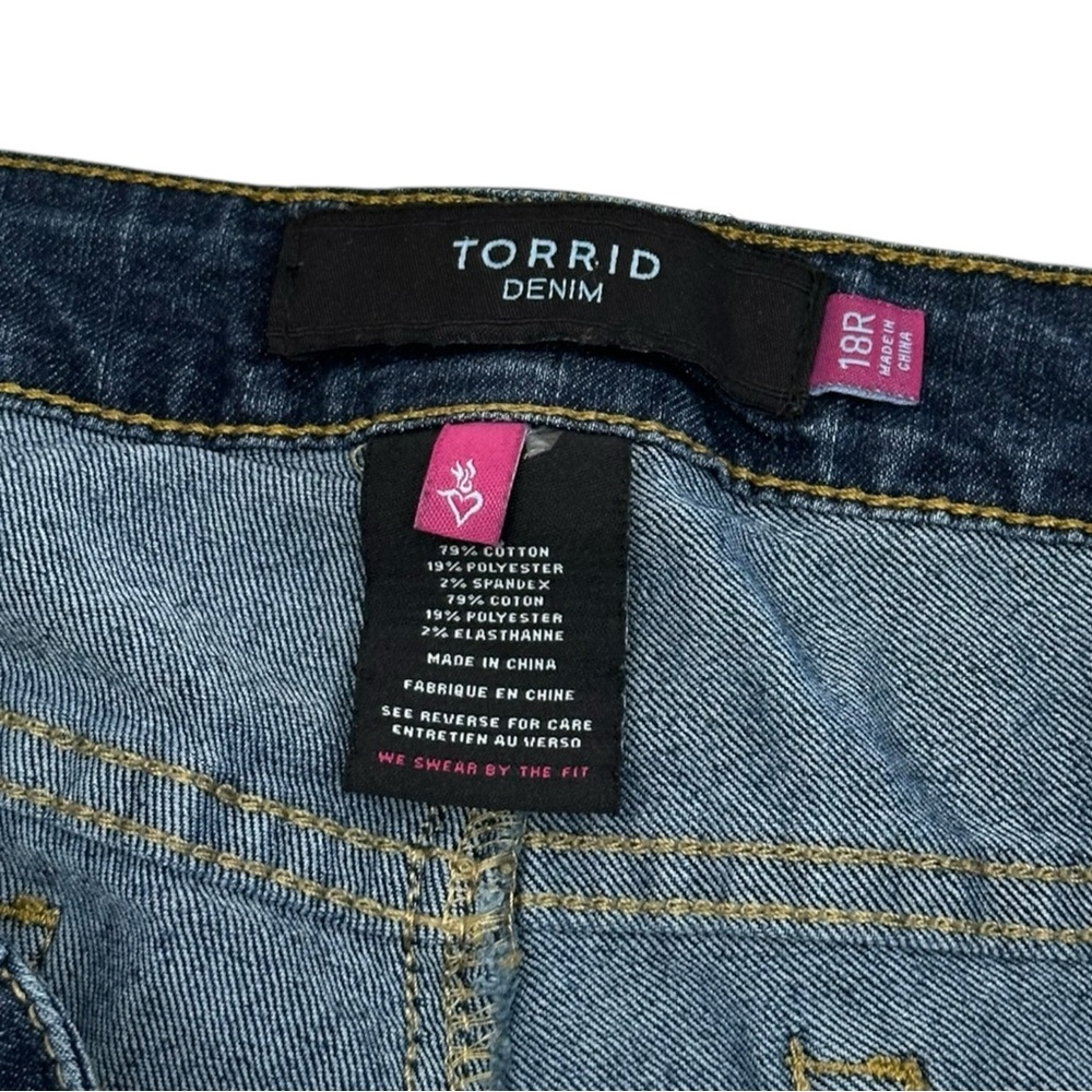 Torrid Dark Wash Denim Jeans - Size 18R - Picture 2 of 4